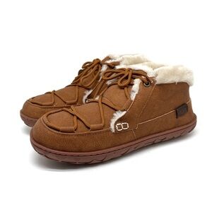 Flojos Jackal Slipper Faux Leather Tan Size 8